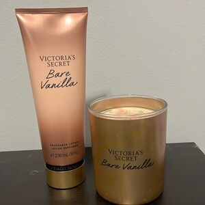NEW Victoria’s Secret Bare Vanilla Candle Set